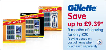 Gillette value packs